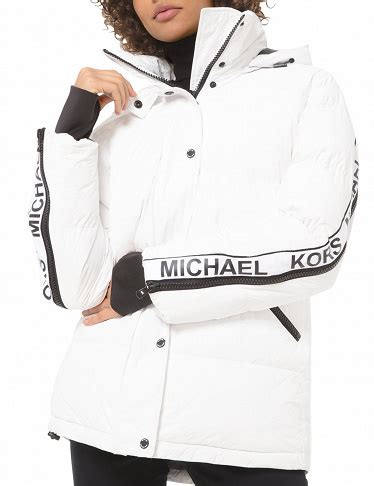 michael kors daunenjacke weiss|Michael Kors winter jacket women.